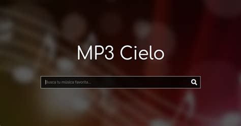 cielo mp3 gratis.